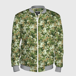 Бомбер мужской Лягушки камуфляж, цвет: 3D-меланж