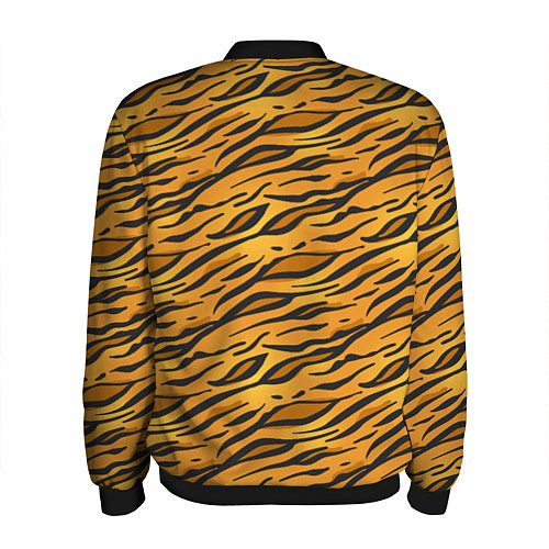 Мужской бомбер Тигровый Окрас Tiger / 3D-Черный – фото 2