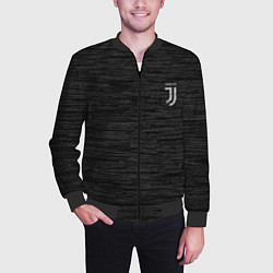 Бомбер мужской Juventus Asphalt theme, цвет: 3D-черный — фото 2