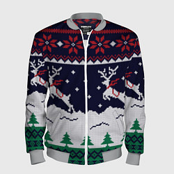 Мужской бомбер СВИТЕР С ОЛЕНЯМИ DEER SWEATER