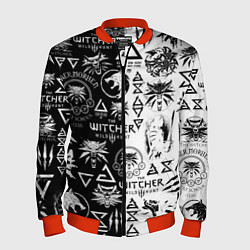 Мужской бомбер THE WITCHER LOGOOMBING ВЕДЬМАК ПАТТЕРН