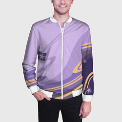 Бомбер мужской БААЛ СЁГУН РАЙДЕН, цвет: 3D-белый — фото 2