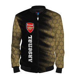 Бомбер мужской АРСЕНАЛ Arsenal - Полутона, цвет: 3D-черный
