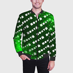 Бомбер мужской БЕЗРАЗЛИЧИЕ - Спрей Паттерн, цвет: 3D-черный — фото 2