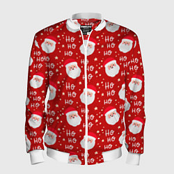 Бомбер мужской САНТА КЛАУС НОВЫЙ ГОД, цвет: 3D-белый