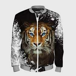 Бомбер мужской Год тигра2022, цвет: 3D-меланж