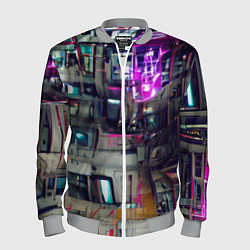 Бомбер мужской Инженерия, цвет: 3D-меланж