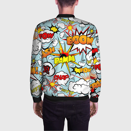 Мужской бомбер BoOMbiT / 3D-Черный – фото 4