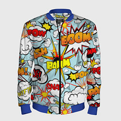 Бомбер мужской BoOMbiT, цвет: 3D-синий