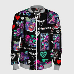 Мужской бомбер DELTARUNE PATTERN ART ГЕРОИ ДЕЛЬТАРУН