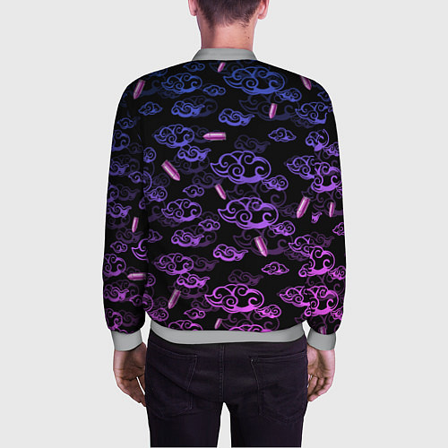 Мужской бомбер ARCANE League Of Legends ТАТУИРОВКА JINX / 3D-Меланж – фото 4