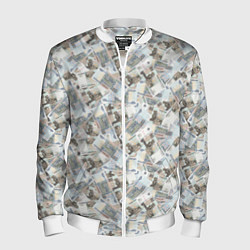 Мужской бомбер Банкноты 50 рублей