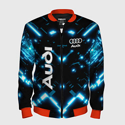 Бомбер мужской Audi Neon, цвет: 3D-красный