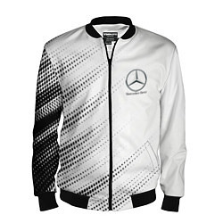 Бомбер мужской Mercedes-Benz - White, цвет: 3D-черный