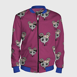 Мужской бомбер Ниндзя-мыши Клинок, рассекающий демонов Kimetsu no