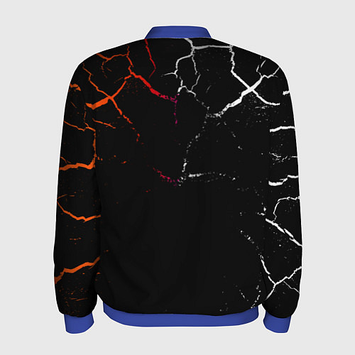 Мужской бомбер КЛИНОК РАССЕКАЮЩИЙ ДЕМОНОВ Зеницу Агацума / 3D-Синий – фото 2