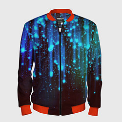 Мужской бомбер Звездопад Звёздный дождь