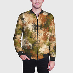 Бомбер мужской Камуфляж Василиск Степь, цвет: 3D-черный — фото 2