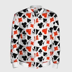 Мужской бомбер Пика, Черва, Крестя, Бубна