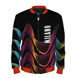 Бомбер мужской Fashion pattern Neon Milano, цвет: 3D-красный