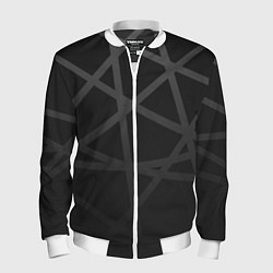 Мужской бомбер ГЕОМЕТРИЧЕСКИЙ ПАТТЕРН ЧЕРНЫЙ