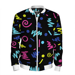 Мужской бомбер Neon color pattern Fashion 2032