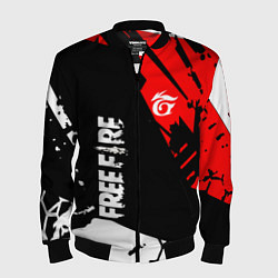 Бомбер мужской FREE FIRE ФРИ ФАЕР, цвет: 3D-черный