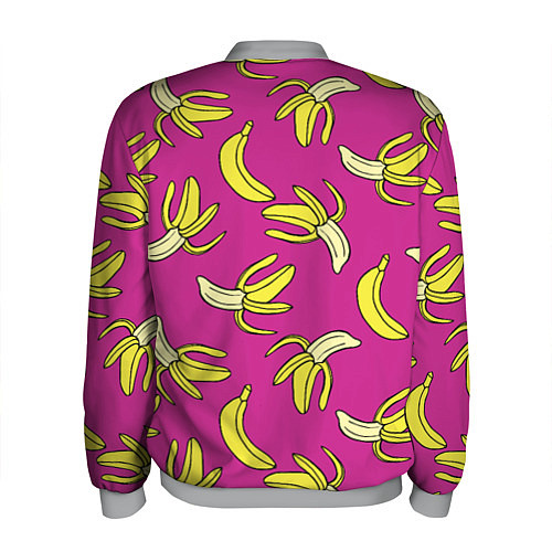 Мужской бомбер Banana pattern Summer Color / 3D-Меланж – фото 2