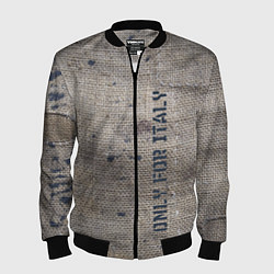 Мужской бомбер Only for Italy Мешковина Авангард Hype