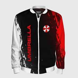 Бомбер мужской Resident evil амбрелла, цвет: 3D-белый
