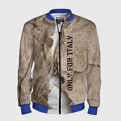 Мужской бомбер Только для Италии Мешковина Рваньё Only for Italy