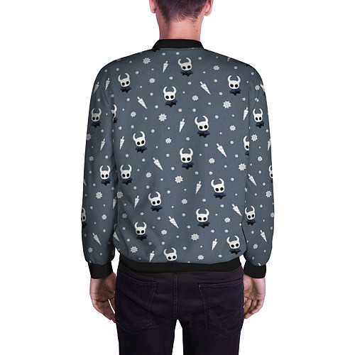 Мужской бомбер Рыцарь, Гео, Гвоздь Hollow Knight / 3D-Черный – фото 4