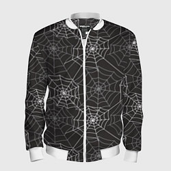 Мужской бомбер Паутинка паттерн