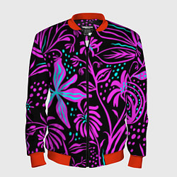 Мужской бомбер Цветочная композиция Fashion trend