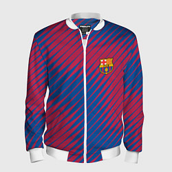 Мужской бомбер Fc barcelona барселона fc абстракция