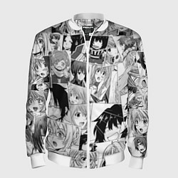 Мужской бомбер Log Horizon pattern