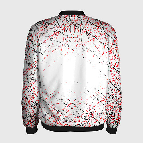 Мужской бомбер Ac milan logo / 3D-Черный – фото 2