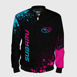 Мужской бомбер Subaru Neon Gradient FS