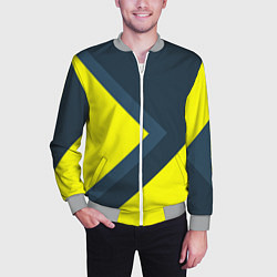 Бомбер мужской Геометрическая Стрелка, цвет: 3D-меланж — фото 2