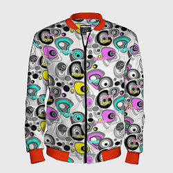 Бомбер мужской Sport and fitness, цвет: 3D-красный