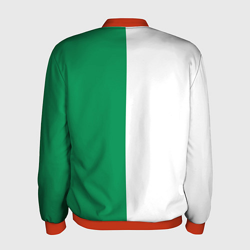 Мужской бомбер ФК Ахмат бело-зеленая форма / 3D-Красный – фото 2