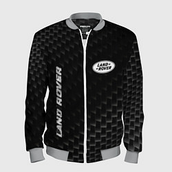 Мужской бомбер Land Rover карбоновый фон