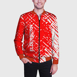 Бомбер мужской Elderborn краска, цвет: 3D-красный — фото 2