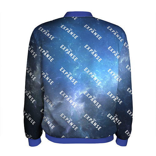 Мужской бомбер The Expanse pattern / 3D-Синий – фото 2