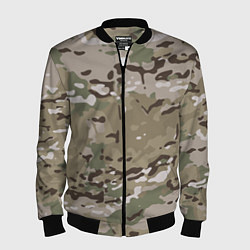 Бомбер мужской Камуфляж Multicam, цвет: 3D-черный