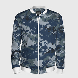 Мужской бомбер Камуфляж Росгвардия цифра