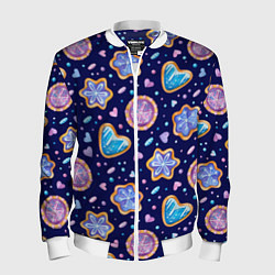 Мужской бомбер Новогоднее печение