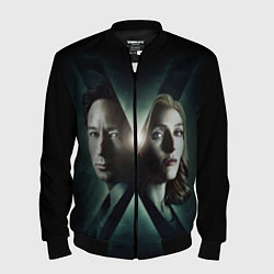 Бомбер мужской X - Files, цвет: 3D-черный