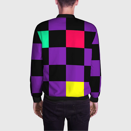 Мужской бомбер FIRM прямо из 80х / 3D-Черный – фото 4