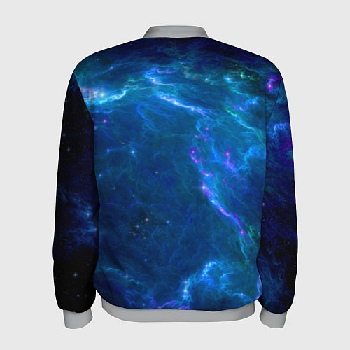 Мужской бомбер Бескрайний космос - Nasa / 3D-Меланж – фото 2